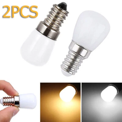 2X E14 E12 Led Bulb 2w 110 220v Dc12v Dc24v Cool/Warm White Refrigerator Light - Image 1 of 4