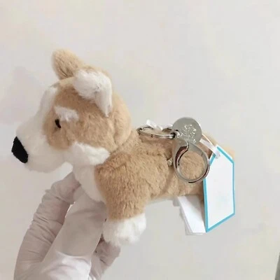 Jelly-cat Betty Corgi Keychain Plush Bag Charm for Travel Gift (Cream & Biscuit) - Image 1 of 4