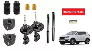 Ammortizzatori + Supporti + Tamponi Anteriori Posteriori per Kia Sportage III SL - Imagen 1 de 8