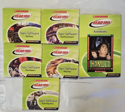 Scholastic READ 180  Topic Software Stage C  Science/Math/History/Geography CDs - Image 1 of 4