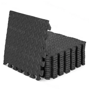 Puzzle Exercise Mat with EVA Foam Interlocking Tiles for Exercise Gym Workout - Picture 1 of 13