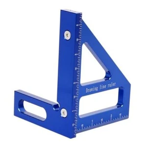 Imperial 3D Multi-Angle Measuring Ruler,Miter Triangle Ruler Blue(inch) - Picture 1 of 8