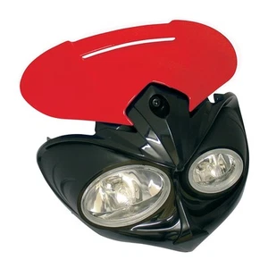 Faro Universal Falcon En Negro / Rojo - Imagen 1 de 1
