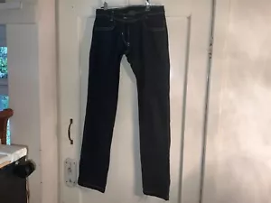CALVIN KLEIN DARK BLUE SEQUIN JEANS L31" W30" BNWOT - Picture 1 of 6