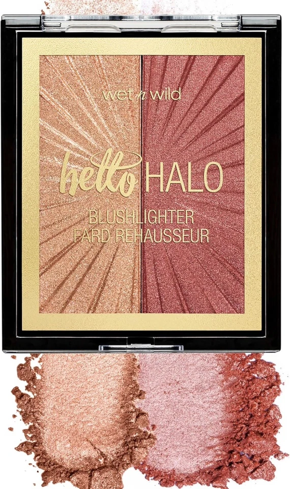 Wet n Wild MegaGlo Blushlighter Flash Me Blush & Highlighter Hello Halo 1111566 - Image 1 of 4