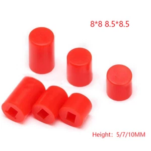 High Quality Push Button Switch Cap Cover Height 5/7/10mm for 8*8 8.5*8.5 Switch - Picture 1 of 2