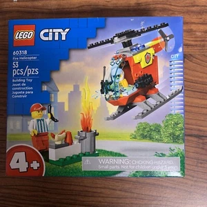 LEGO City Fire Helicopter 60318 Building Kit for Kids Aged 4+ (53 Pieces)  NiP - Picture 1 of 5