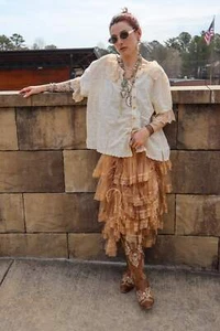 Top Jaded gypsy boho hippie estivo Dream of you - Foto 1 di 15