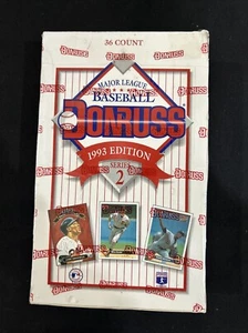 1993 Donruss Series 2 Baseball Factory Sealed Wax Box 36 Packs - Picture 1 of 6