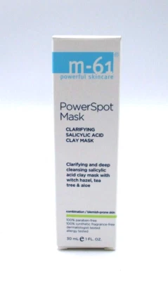 M-61 PowerSpot Mask Clarifying Salicylic Acid Clay Mask ~ 30 ml / 1 oz ~ BNIB - Image 1 of 3