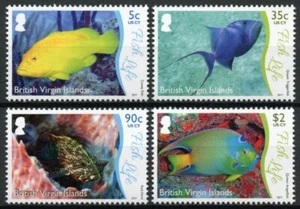 British Virgin Islands BVI Fish Stamps 2017 MNH Underwater Life Pt 2 4v Set - Picture 1 of 1