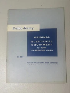 1959 Delco - Remy Original Electrical Equipment for 1959 Passenger Cars DR-5210 - Picture 1 of 4