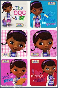 Doc McStuffins Stickers x 18, 24, 30 & 36 Birthday Party Favours Favors Rewards - Picture 1 of 1