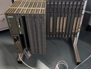 Siemens S7-400 komplett Rack CPU 412-2XG00-0AB0 / DI / DO / DO Relais / AI / AO - Bild 1 von 15