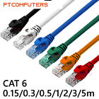 Cat 6 0.15m 0.3m 0.5m 1m 2m 3m 5m RJ45 UTP Ethernet Network Lan Cable Patch Lead