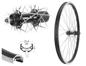 26 Zoll Hinterrad V-Brake Disc Andra40 Schwerlast bis 180kg verstärkt 8-10 fach - Bild 1 von 1