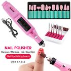 Professional Electric Nail File Drill Portable Manicure Pedicure Machine Kit UK