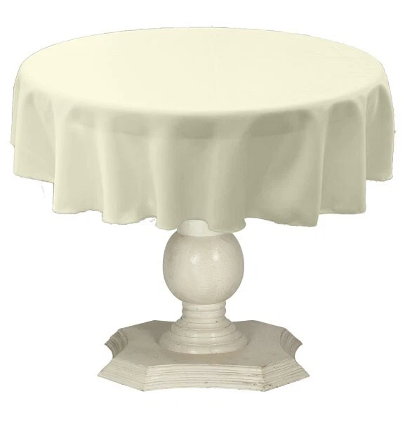 Tablecloth Solid Dull Bridal Satin Overlay. (48" Inches) - Image 1 of 1