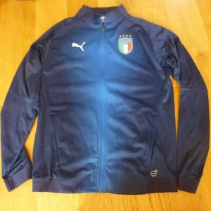 Puma Italia Italy Football Track Jacket Blue Men's L Large READ DESC Free UK P+P - Picture 1 of 10