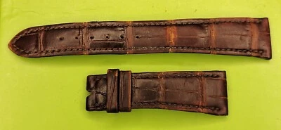 Authentic Patek Philippe Genuine Brown leather watch strap E82 20/16mm, 65+123mm - Image 1 of 2