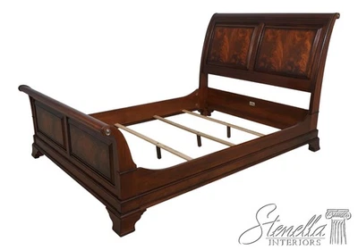 69985: ETHAN ALLEN Newport Collection Queen Size Mahogany Sleigh Bed - Image 1 of 4