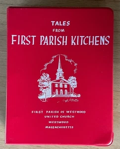 Vtg 3-Ring Church Cookbook 1968 Tales from First Parish Kitchens, Westwood, MA - Picture 1 of 8