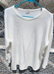 NLT Large White Pullover Sweater - Picture 1 of 3
