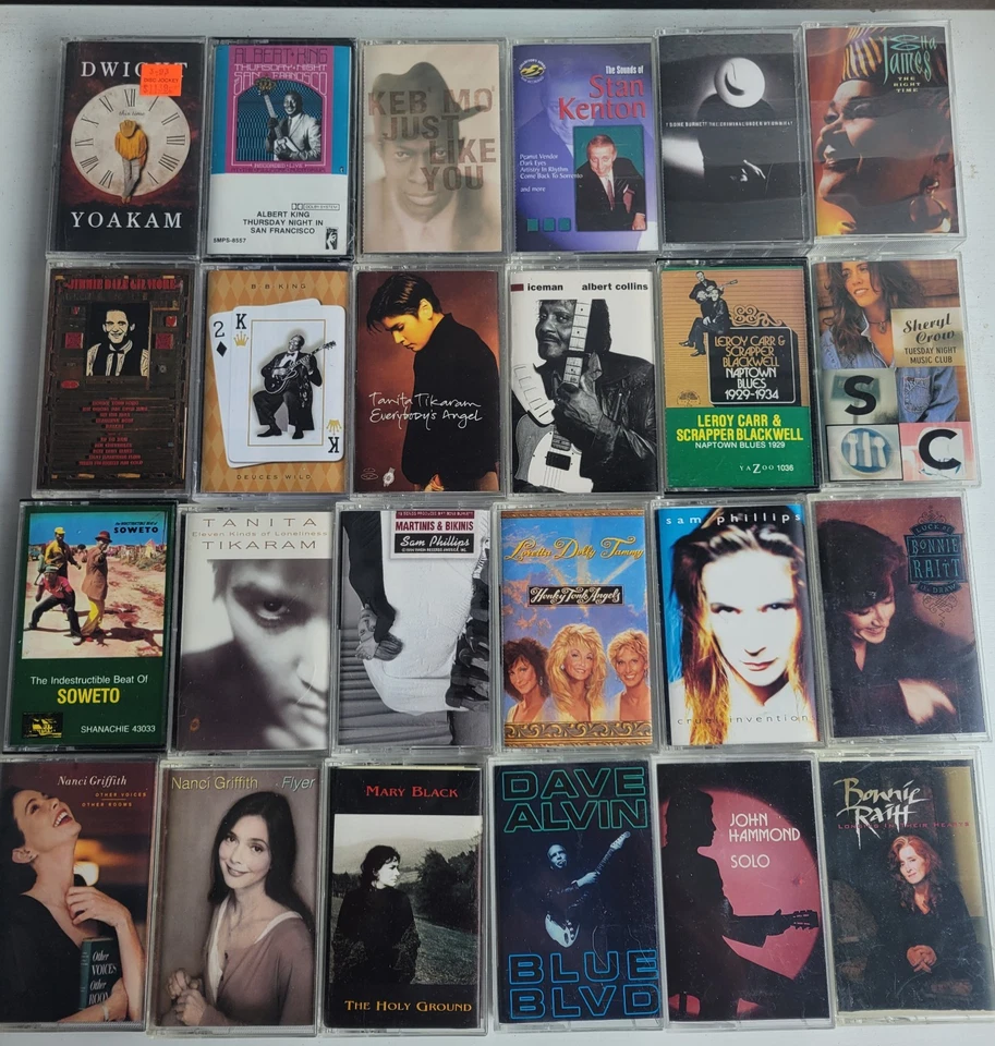 Estate Cassette Tape Collection Lot 70 Folk Blues Jazz Flamenco Singer Vintage - Image 1 of 4