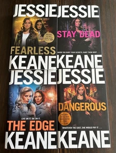 4 X Jessie Keane Hardback Crime Gangster Thriller Dangerous, The Edge, Fearless - Picture 1 of 11