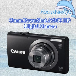 Canon PowerShot A2300 HD Digital Camera 16.0 MP 5x Optical Zoom with Accessories - Picture 1 of 7