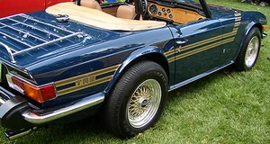 New 1969-1976 Triumph TR6 OEM Die Cut Side Stripe Kit - Picture 1 of 10