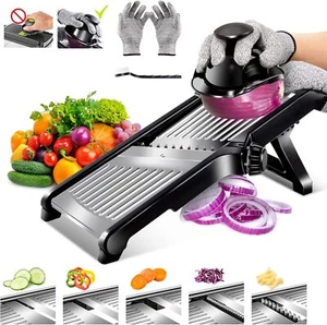 Professional Mandolin Slicer Vegetable Cutter Food Fruit Chopper Gretar Tool UK - Picture 1 of 12