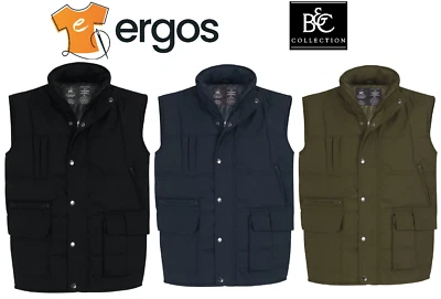B&C Giubbotto Smanicato Multitasche Gilet Leggero Idrorepellente da Uomo BCJU880 - Image 1 of 4