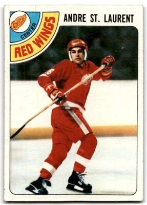 1978-79 Topps Hockey Cards Andre St. Laurent . Detroit Red Wings #32 - Image 1 of 2