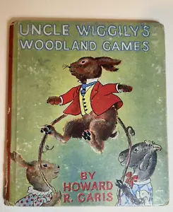 UNCLE WIGGILY'S WOODLAND GAMES BY HOWARD R GARIS W LANG CAMPBELL ART 1936 - Imagen 1 de 19