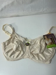 Playtex Secrets Bra 38DD Cream Signature Florals Underwire Style 4422 Lifts - Picture 1 of 5