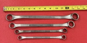 Juego de llaves de caja doble vintage Craftsman 4 piezas serie V SAE hecho en EE. UU. - Imagen 1 de 7