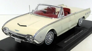 Welly 1/18 Scale Diecast 19868W - 1962 Ford Thunderbird Sports Roadster - Cream - Picture 1 of 4