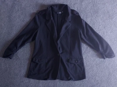 Abrigo Blazer a.n.a Talla M Negro Manga Media Foto 1 de 4