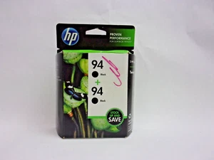 HP 94 94 C9350FN Twin-Pack Black Ink Cartridges Expired July 2013 - Picture 1 of 7
