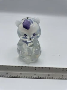 Fenton Hand Painted And Signed Iridescent Bear - Picture 1 of 5