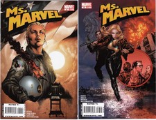 Ms. Marvel #32 33 VF (2009) David Yardin Cover Brian Reed Story Secret Agent Lot