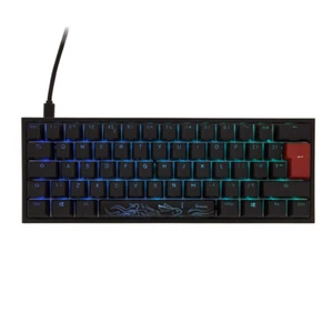 Ducky One 2 Pro Mini 60% Mechanical Gaming Keyboard Black MX Cherry Silver - Picture 1 of 8