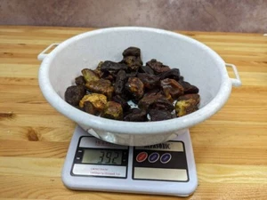 Stones Of Natural Amber Raw 392 Grams - Picture 1 of 7