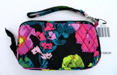 全新 全新带标签 Vera Bradley Hilo 草甸 化妆品 化妆 技术包 粉色 紫色 蓝色 — 第 1/4 张图片