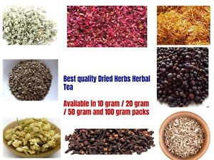 Dried Herbs Herbal Tea Organic 10g / 20g / 50g / 100g - Free postage