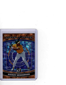 2023 Panini Donruss - Locked & Loaded #LL6 Rickey Henderson /999