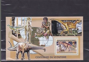 Guinea sheet scouting scouts Dinosaurs prehistoric animals 2007 - Picture 1 of 1