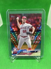 J.C. RAMIREZ 2018 TOPPS INDEPENDENCE DAY #45/76 Card #568 ANGELS RARE SP