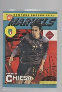 FEDERICO CHIESA 2021-22 PANINI DONRUSS NET MARVELS CARD #10